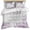 Purple, variant on 3 Piece Sage Green White Duvet Cover Set Twin Size, Microfiber Comforter/Quilt Cover with Corner Ties and 2 Pillowcases, Abstract Grey Chrysanthemum Flower All Season Soft Bedding with Zipper Closure