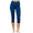 Navy, variant on Active Basic USA Workout Mid-Rise Performance Capri Leggings, Women's