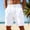 White1, variant on Kojanyu Men's Linen Flax Drawstring Cargo Shorts Regular & Plus Size Lightweight Breathable Casual Summer Beach Shorts with Pockets Sizes S-3XL
