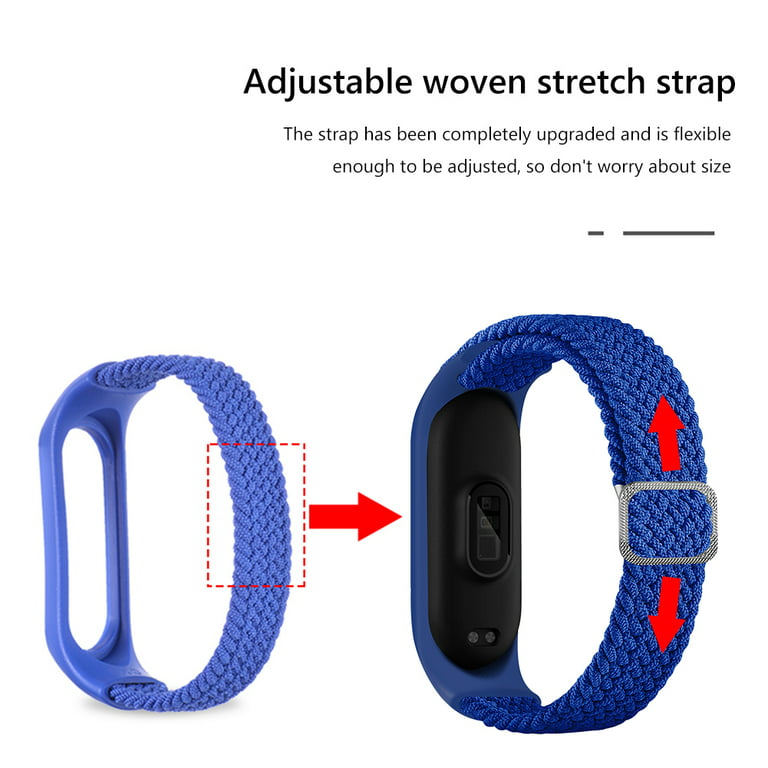 Woven Nylon Sport Loop Smart Watch Band Strap For Huawei Band 8 / Band 7  Belt
