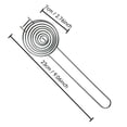 thumbnail image 3 of Kitchen Accessories Qwtwty Eggs Separator Stainless Steel Eggs Yolk White Separator Separation Tool Eggs Long Handled Separator Food Grade Eggs Separator Kitchen Cooking Gadgets 2pc, 3 of 6