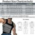 thumbnail image 5 of uikmnh Tank Tops Men Male Camisole Sleeveless Vest Solid Color Sexy off Shoulder Striped Nightclub Tops Size:4XL, 5 of 5