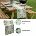 thumbnail image 5 of Spring Eucalyptus Leaves Table Runner - 72 Inch Long, Kitchen Dining Table Runner Dresser Scarves, Green Summer Botanical Farmhouse Decor for Coffee Tables Wedding Party Banquet, 5 of 8