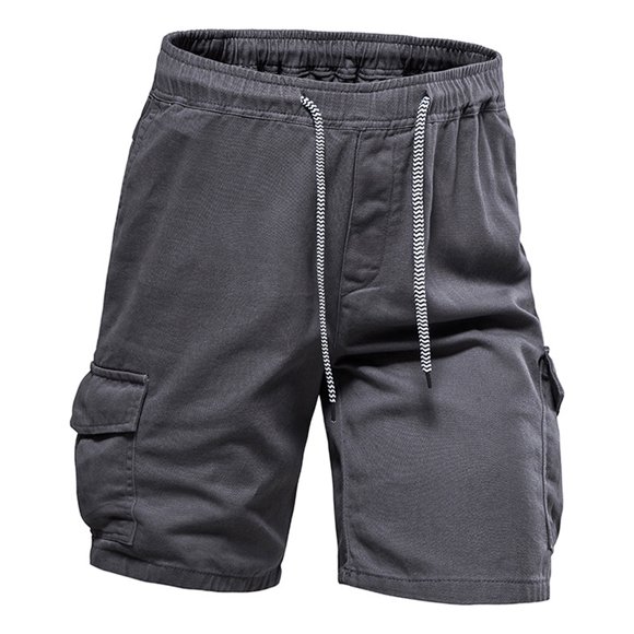 WAENQINLA Shorts Cargo pour Hommes Shorts de Camping Décontractés Classiques avec Cordon de Serrage Multi-Poches Cadeaux pour Hommes