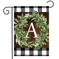 thumbnail image 2 of Briarwood Lane Wreath Monogram A Garden Flag, 2 of 4