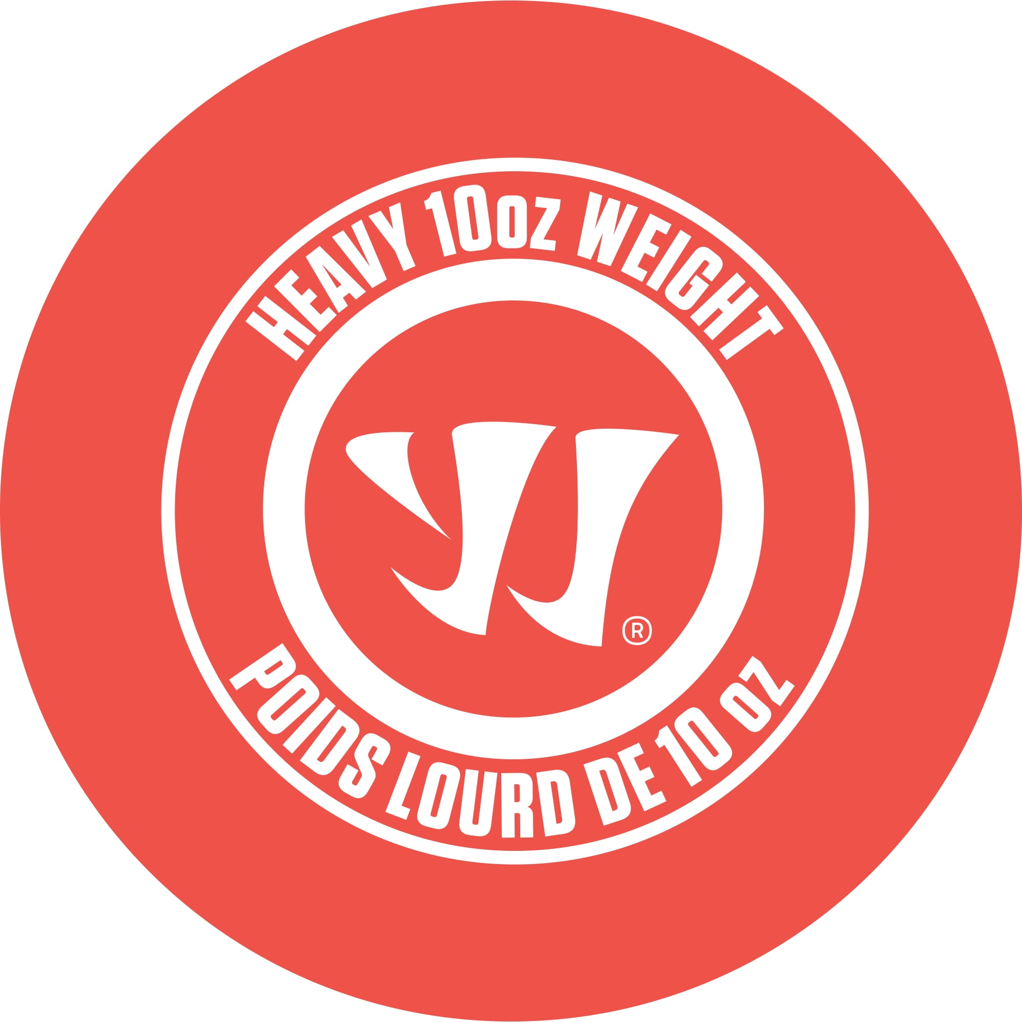(6 pack) Warrior 10oz Training Hockey Puck - Red - 3" x 1" - Heavyweight Rubber Puck - 1 Each New - Unisex