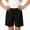 Black, variant on hoksml Girls Drawstring Shorts Back to School Casual Elastic Waist Playwear Shorts