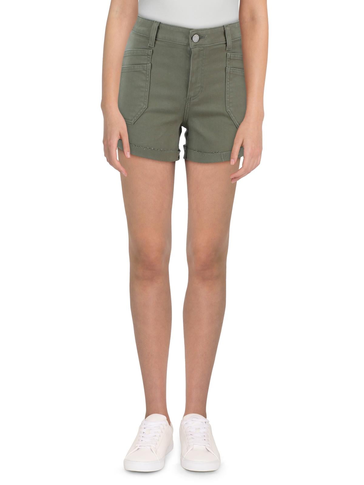 Paige Womens Denim Utility Denim Shorts