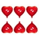 thumbnail image 2 of KAKOWELY 6 globos de aluminio con forma de corazón para bodas, cumpleaños, fiestas y decoración del hogar., 2 of 4