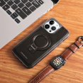 thumbnail image 3 of Invisible Stand Phone Case For iPhone 11 12 13 14 15 Pro Max Business Leather Holder Cover Magsafe For IPHON 13 Pro 14 15 Promax, 3 of 5