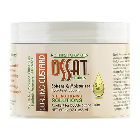 Haircare Ossat Naturals Curling Custard 12oz. Jar