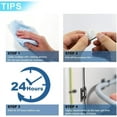 thumbnail image 4 of Zip Tie Mounts - Small Cable Tie Adhesive Mount, 1in/25mm black 100PCS. Wires Zip Tie Adhesive-backed&nbsp;anchors perfect for Pedal Board Cable Management Outdoor Indoor, 4 of 5