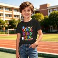 thumbnail image 2 of XFeng Schulkind 2026 Graphic T‑Shirt Kids Back to School Short Sleeve Tee, 2 of 4