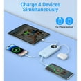 thumbnail image 5 of JIUMESS 10000mAh Power Bank 22.5W Fast Charging Portable Charger with Cables, USB Battery Pack Compatible for iPhone and Android Cell Phone, 5 of 10