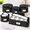 Black-5 Piece Storage Set, variant on Gray 5 Piece Storage Set Quilted Dinnerware Storage Containers