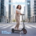 thumbnail image 2 of Electric Scooter with Seat, 8.5" E Scooter for Adults Max Speed 22 MPH, Powerful 350W Motor, 22 Miles Long Range, Max Speed 22 MPH, 2 of 8