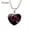 Scorpio, variant on Ludlz Women 12 Zodiac Constellations Sign Glass Heart Pendant Necklace Birthday Gift