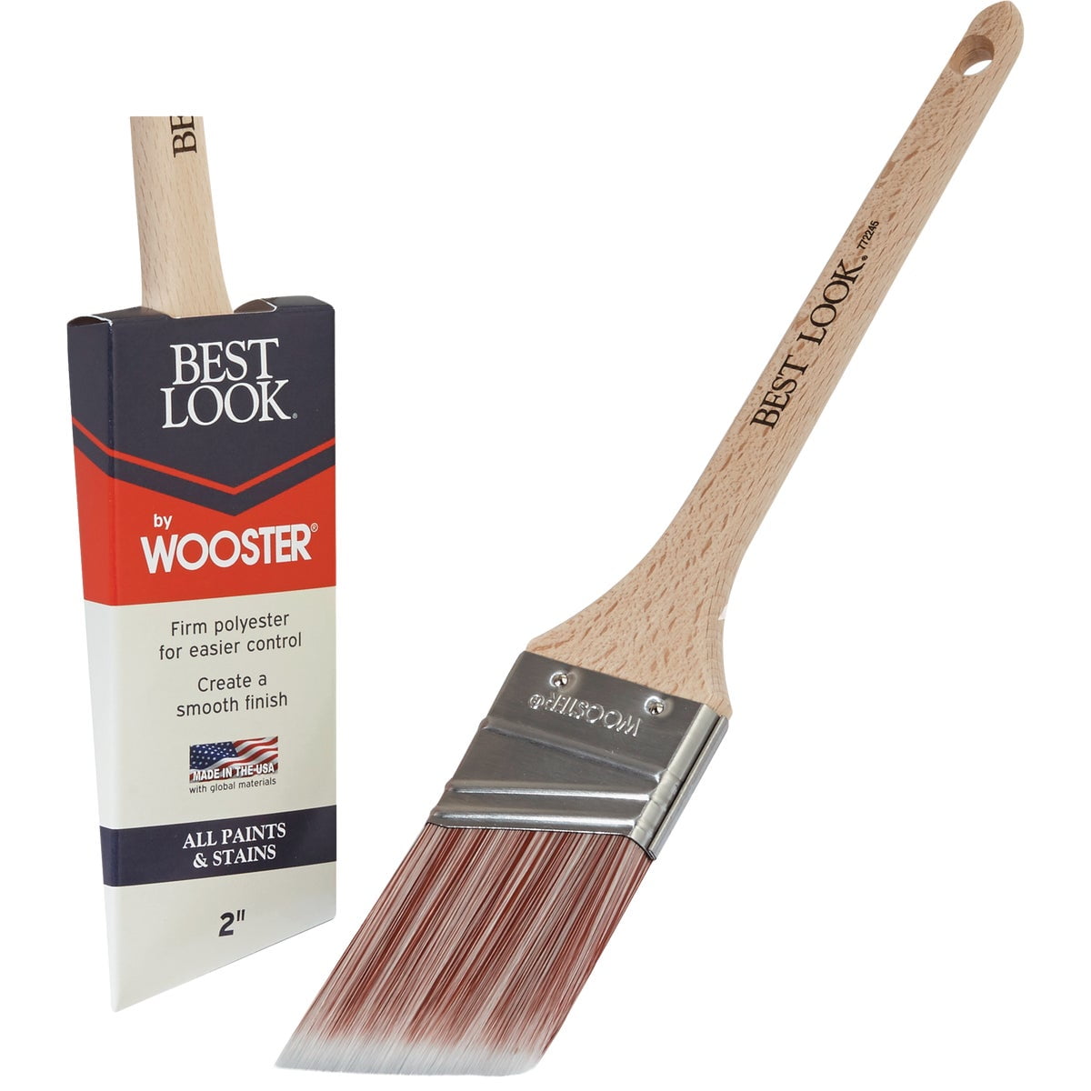 Best Look By Wooster 2 In. Thin Angle Sash Paint Brush D40212