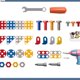 thumbnail image 5 of iZZZHH - Juego de taladros de juguete STEM para niños - Kit de herramientas educativas para niños de 3 años en adelante - Caja de herramientas para niños pequeños inspirada en Montessori con taladro, 5 of 8