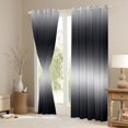 thumbnail image 3 of Homewish Ombre Tie Dye Curtains Pack of 2 (42x84 Each) For Children Kids Teens,Abstract Gradient Watercolor Curtains Blackout,Black Grey Bedroom Curtains,Ultra Soft Home Decor, 3 of 6
