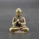 thumbnail image 5 of 2X Mini Estatua de Buda Estatua de Buda de Bronce Budismo Estatua de Buda Sakyamuni de Bronce de Cobre Puro, 5 of 5