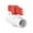 White, variant on Uxcell Ball Valve Water Pipe Threaded Ends G3/4 Female Red Gray
