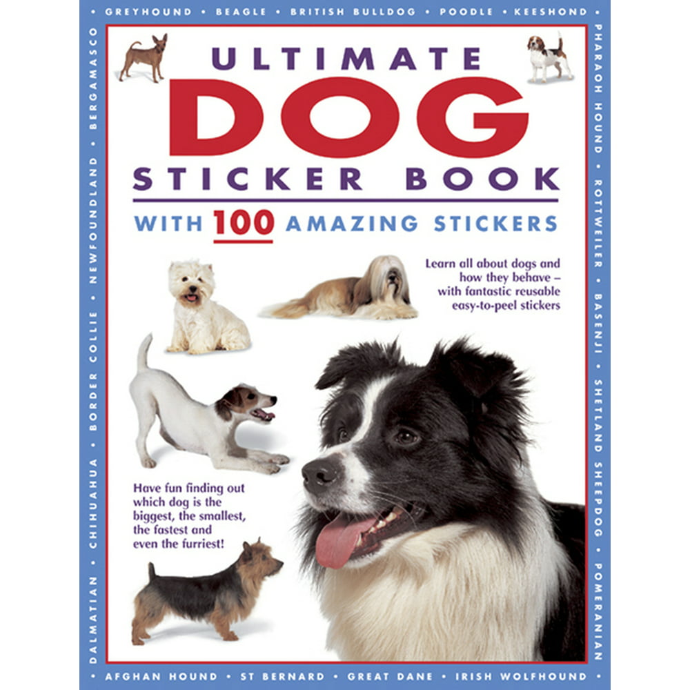 Dog sticker book