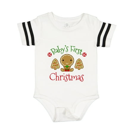 

Inktastic Babys First Christmas Cute Outfit Gift Baby Boy or Baby Girl Bodysuit