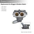 thumbnail image 6 of Carburetor 791230 699709 Fit for John Deere L111 L118 L120 LA120 LA130 LA135 LA140 LA145 LA150 Briggs Stratton 20HP 21HP 23HP 24HP 25HP Carb, 6 of 8