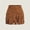 Light Brwon, variant on VIWORLD Western Fringe Mini Skirt - A-Line Denim Style with Decorative Button Details For Summer Camel Color，XS