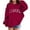 Red, variant on Girls Cute Pullover Sweatshirt Long Sleeve Soft Hoodie Kids Clothes Girls Fashion for School and Everyday Winter Wear