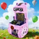thumbnail image 3 of Máquina Recreativa Infantil, Cabina que Funciona con Monedas, Simulador de Conducción, 126 × 64,6 × 56,6 cm (Rosa), 3 of 3