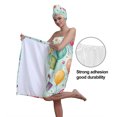 thumbnail image 5 of Colevkie Women's Birthday Balloon Series Pattern 2 Pcs Bath Towel & Shower Cap Set Soft Adjustable Portable Quick Drying Bath Wrap Set for Home Bathroom Sauna Beach, 5 of 8