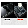 thumbnail image 2 of Mistaha Tesla Model 3/Y Cup Holder Replacement Insert - Black Silicone Cup Mat with Storage Slot - Interior Car Organizer - Limit Holder - Center Console Accessory, 2 of 6