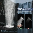 thumbnail image 2 of Filtered Shower Head with Handheld, High Pressure 7-Spray Showerhead Filters for Hard Water - Remove Chlorine, Reduce Dry Itchy Skin, Anti-clog Nozzles, Power Wash to Clean Tub, Tile & Pet, 2 of 4