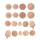 thumbnail image 1 of Wooden Toys Wooden Sculpture for Painting 18Pcs Beige DIY Toy, 1 of 5