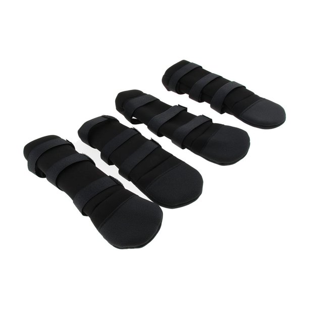 4 piezas de para perros con botas de suela antideslizante para perros , medianos y grandes (selección de tamaño 3, negro) - Negro, S S Yinane Zapatos para perros