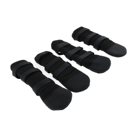 4pcs Dog Shoes with Slip Sole Dog for Small Medium Large Dogs (Size 3 pick, Black) L