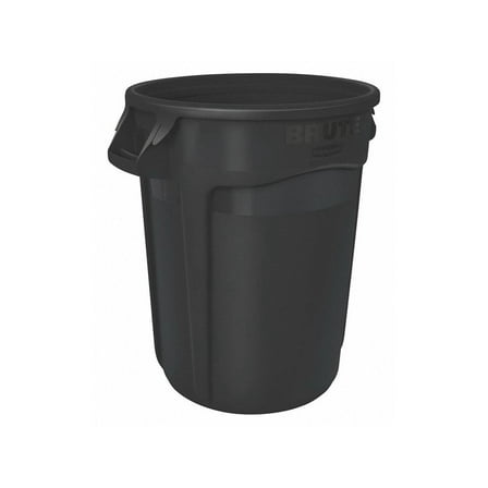 Rubbermaid - 1926827 - BRUTE 10 gal. Black, Plastic Utility Container