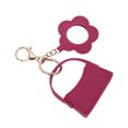 thumbnail image 6 of Unique Bargains 1 Pc Handbag Charms Keychains Durable Flower Mirror Bag Accessories Rose Red, 6 of 6