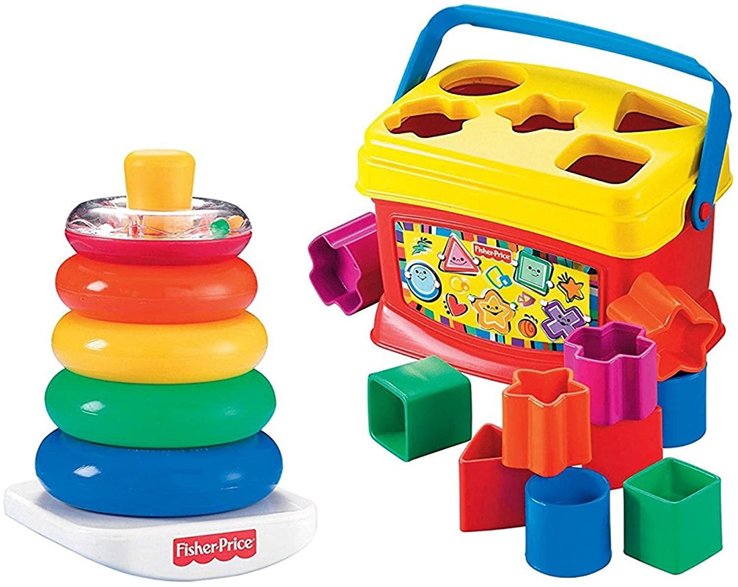Fisher-Price Bundle: Rock-a-Stack and Babys 1st Kuwait Ubuy