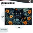 thumbnail image 4 of Stupell Industries Bohemian Hiding Panther's Paradise Canvas Art, 24 x 16, by Ray Powers, 4 of 8