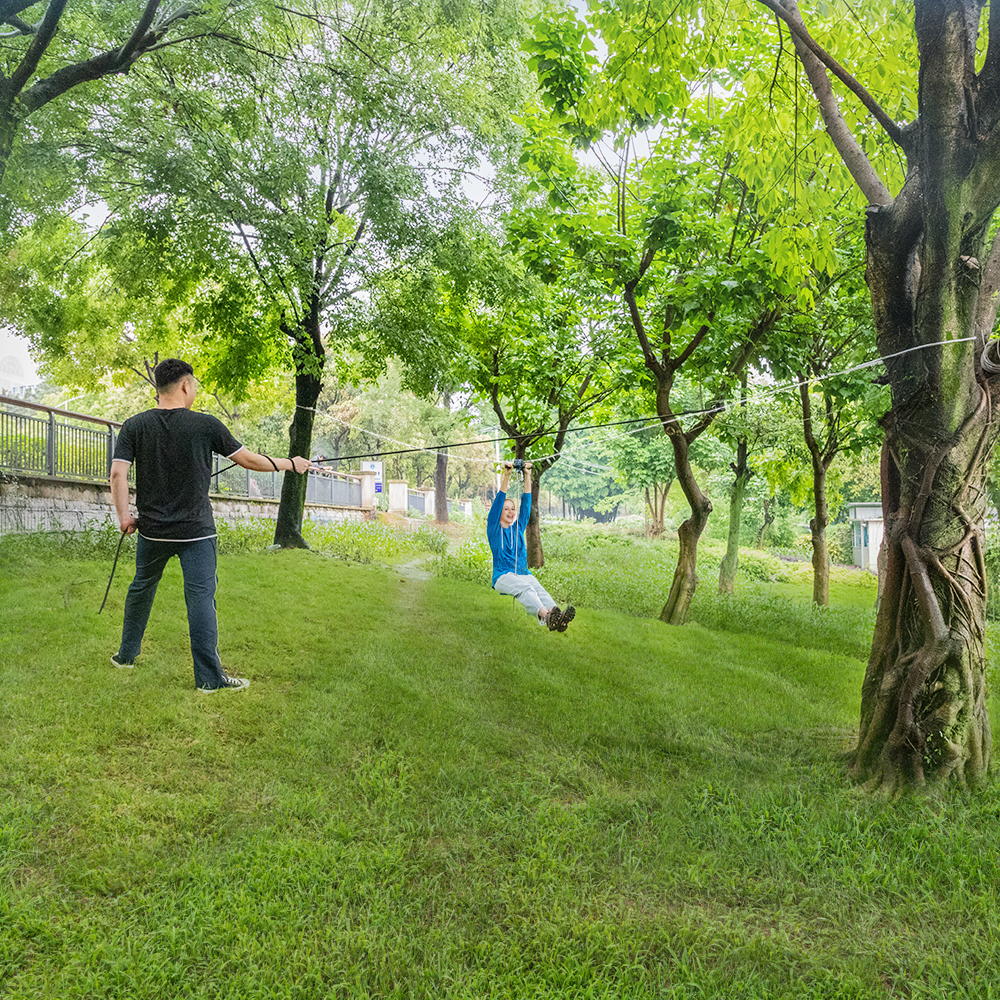 118 Ft Blue Zipline Kit For Kids Adult Tiendamia Com