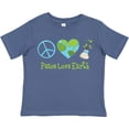 thumbnail image 3 of Inktastic Peace Love Earth Girls Toddler T-Shirt, 3 of 5