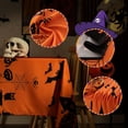 thumbnail image 4 of Rectangle Halloween Tablecloth - Haunted House Decorative Holiday Table Cloth, Waterproof and Washable Fabric Table Cover for Party Kitchen Dining Room Indoor, 60 x 102 Inch, 4 of 6