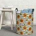 thumbnail image 7 of KLL Cute Sunflowers Waterproof Foldable Laundry Hamper Bucket with Handles for Storage Bin,Kids Room,Home Organizer (Small ), 7 of 7