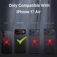 thumbnail image 4 of Funda Case MYBAT Maverick Mag clip para iPhone 17 AIR - Cafe con mica, 4 of 9