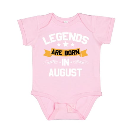 

Inktastic Legends Are Born in August Gift Baby Boy or Baby Girl Bodysuit