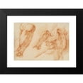 thumbnail image 2 of Willem Panneels 24x17 Black Modern Framed Museum Art Print Titled - Laocoon. Studies of Laocoon's Left Arm and of the Back of His Torso Seen from the Left and from Below (1628 - 1630), 2 of 5