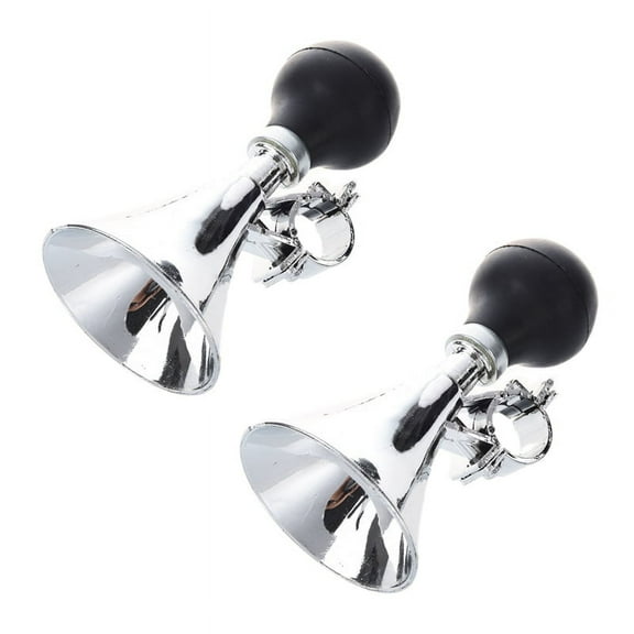Black Rubber Bulb 21mm Dia Handlebar Bike Bicycle Air Horn Bugle Trumpet X2 I009051